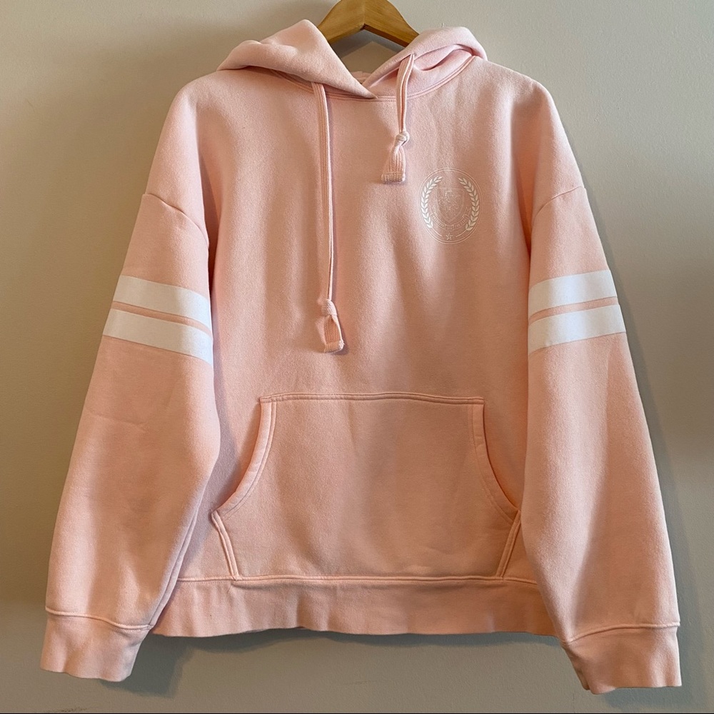 BRUNETTE THE LABEL Big Sister Hoodie. Ballet Pink. XS/S. Extra cozy & oversized.